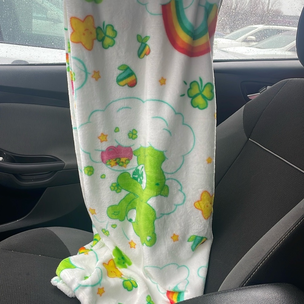 Carebear St. Patrick’s Day throw